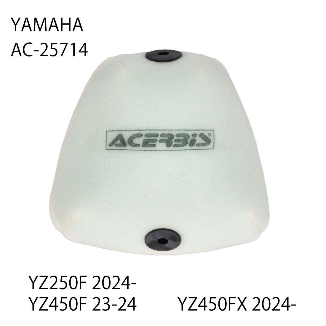 AC-25714 YZ250F 2024-/YZ450F 23-24<br>YZ450FX 2024-<br>エア