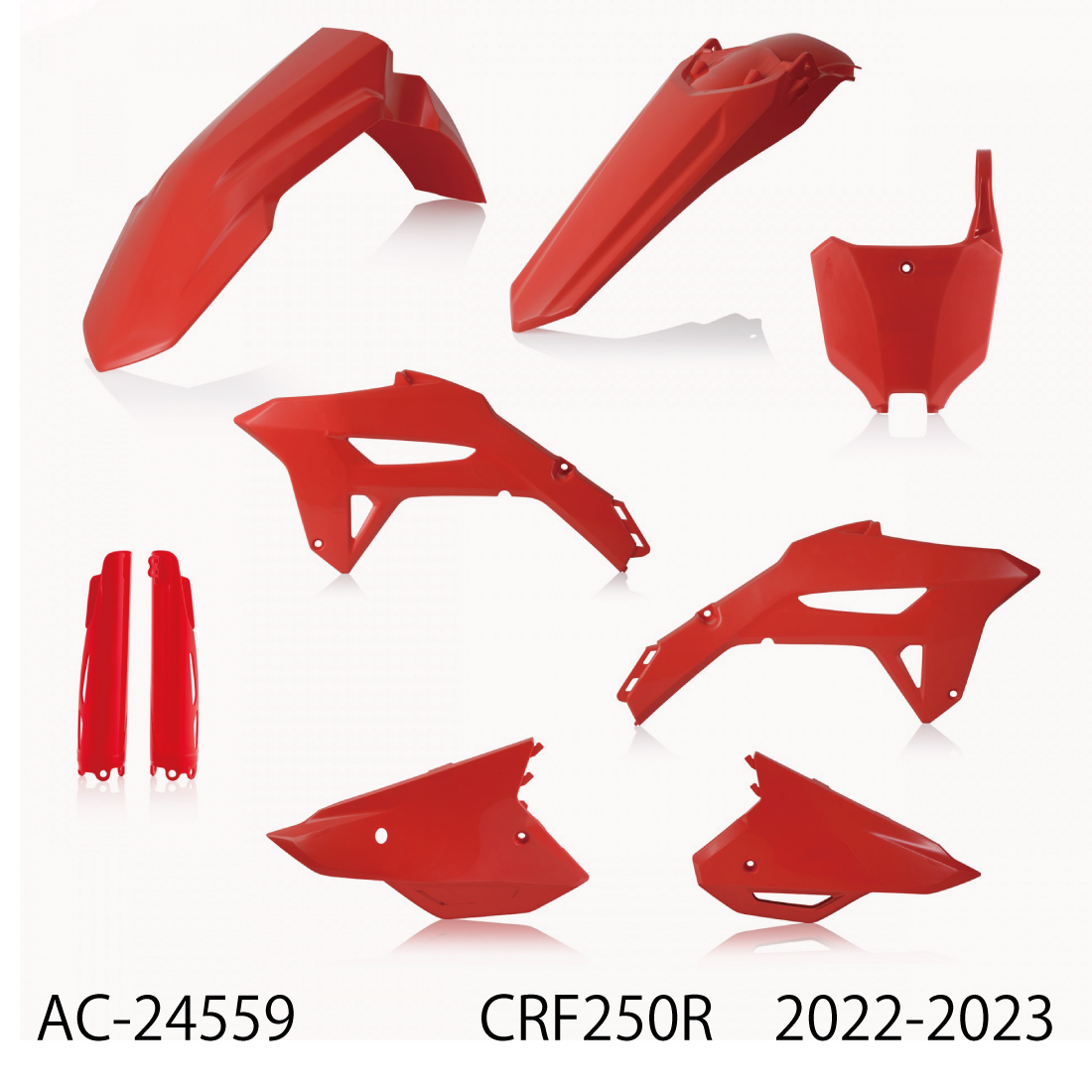 AC-24559 CRF250R 22-23 PLASTICフルキット HONDA ACERBIS | ラフ＆ロード