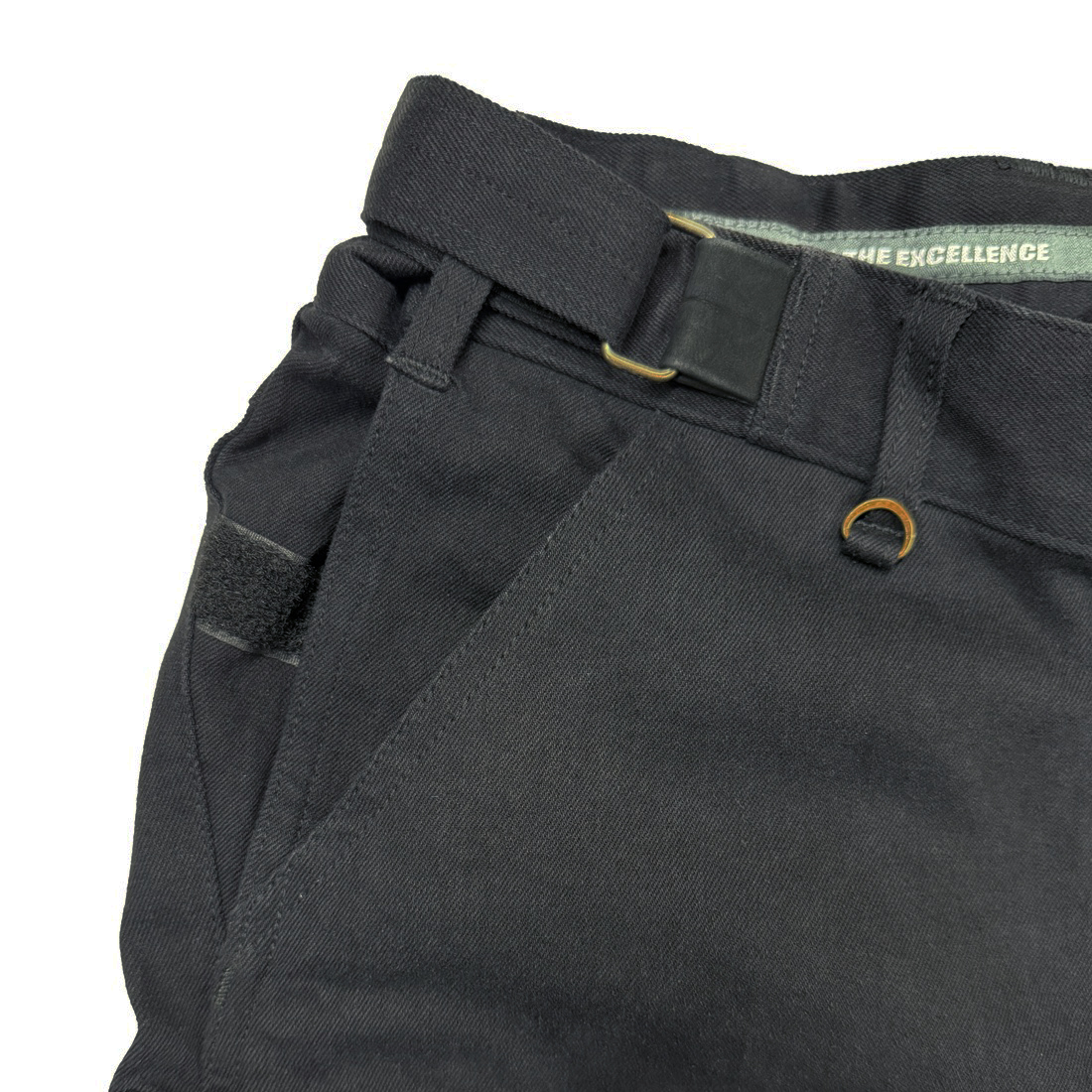 D.HYGEN - Unevenly Dyed Non-Ply Yarn Sarrouel Jogger Pants
