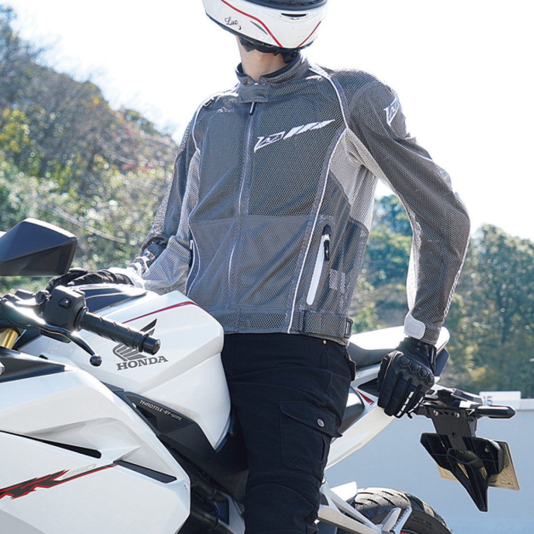 低反発 腰用 HONDA RIDING GEARクールギア メッシュジャケット 新品未